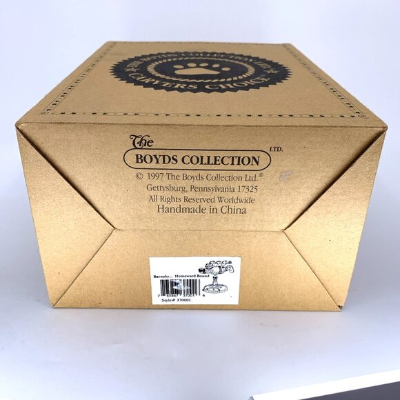 Boyds Bears Collection Barnaby Homeward Bound Carvers Choice 370001 NIB 1998 LE - Picture 11 of 13